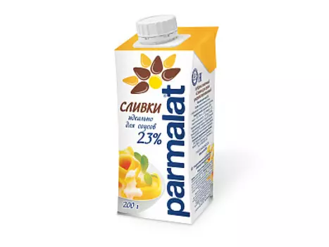 БЗМЖ Сливки стерилизованные 23% Parmalat