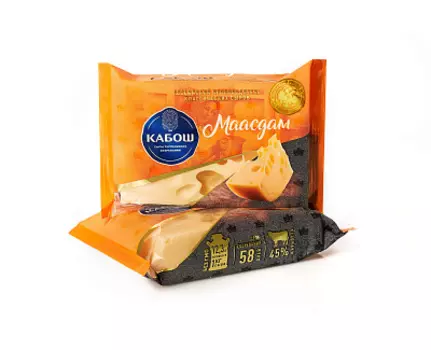 БЗМЖ Сыр Маасдам 45% Кабош