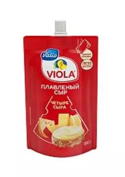 БЗМЖ Сыр плавленный Виола четыре сыра 45% Валио