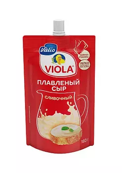БЗМЖ Сыр плавленный Виола Сливочный 45% Валио