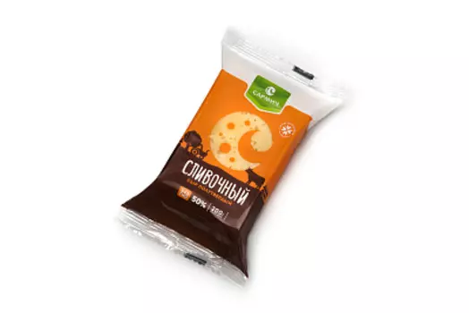 БЗМЖ Сыр полутвердый Сливочный 50% Сармич