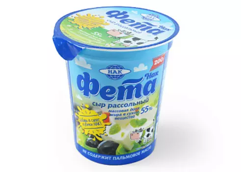 БЗМЖ Сыр рассольный Фета 55% НАК