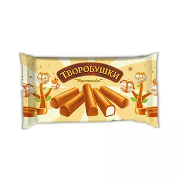 БЗМЖ Сырок творожный глазированный Карамелика 21% 150г Творобушки