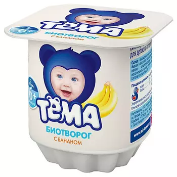 БЗМЖ ТЕМА ТВОРОГ БАН 100г