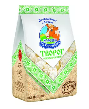 БЗМЖ Творог 0% Коровка из Кореновки