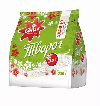БЗМЖ Творог 5% СВАЛЯ