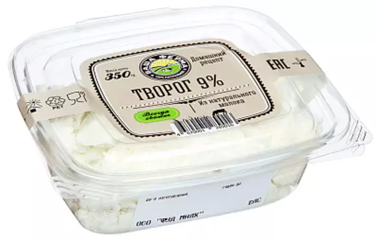 БЗМЖ Творог 9% Ваша Ферма