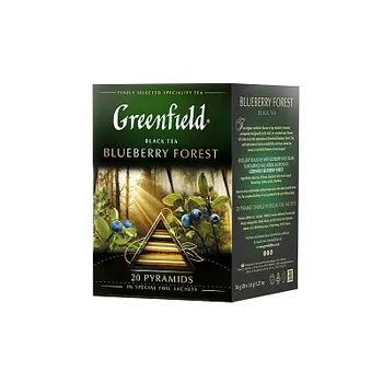 Чай блюберри форест 20 пирамидок Greenfield