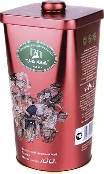 Чай чер. лист. 100г ж/б ТЯНЬ-ЖЕНЬ