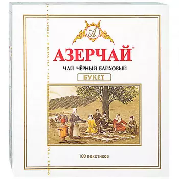 Чай черный Азерчай Букет 100 пакетиков