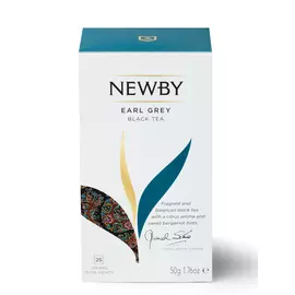 Чай черный Эрл Грей 25 пакетиков Newby