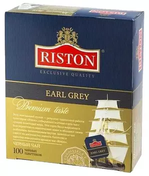 Чай черный Riston Earl Grey 100 пакетиков