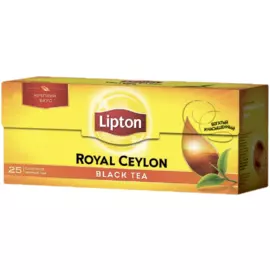 Чай черный Royal Ceylon 25 пакетиков Lipton