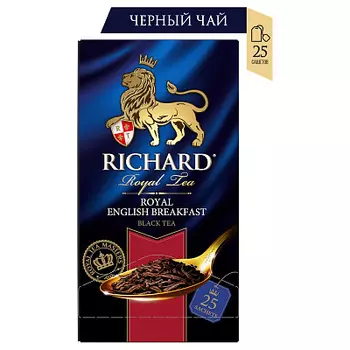 Чай черный Royal English Breakfast 25 пакетиков Richard