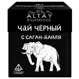 Чай чёрный саган-дайля 15 пирамидок 30г ALTAY SUPERFOOD
