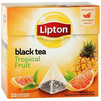 Чай чёрный "Tropical Fruit Tea" Lipton