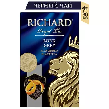 Чай Lord Grey черный крупнолистовой 90г Richard