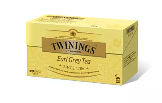 Чай пакетированный черный Эрл Грей 50г TWININGS
