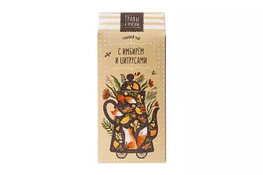 Чай травяной имбирно-цитрусовый Травы И Пчелы