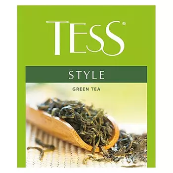 Чай зеленый цейлонский 100 пакетиков TESS