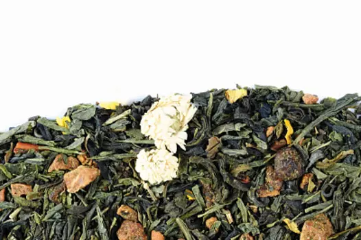 Чай зеленый с добавками Улыбка гейши вес Русская Чайная Компания