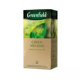 Чай зеленый с мелиссой 25 пакетиков Greenfield