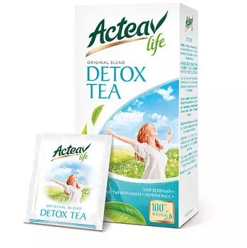 Чайный напиток с растительными компонентами Актив Лайф Детокс 25пак 50г ПЭТРОН