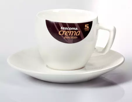 Чашка для эспрессо Tescoma CREMA с блюдцем