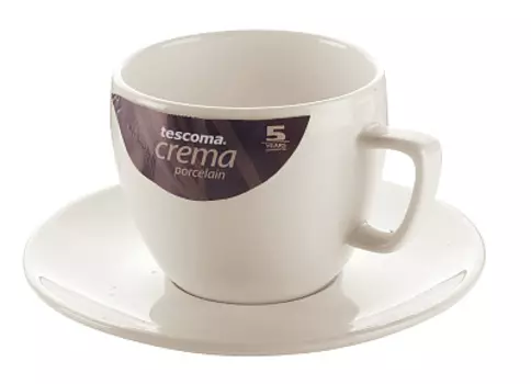 Чашка для капучино Tescoma CREMA с блюдцем