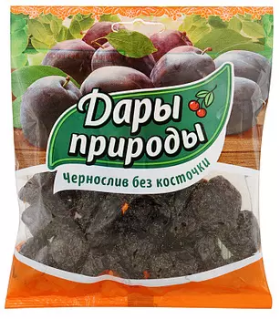 Чернослив сушеный без косточки Дары природы