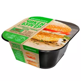 Чикенбургер с сливочно-грибным соусом 150г Мираторг