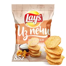Чипсы Из печи со вкусом Лисички в сметане Lays