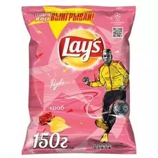 Чипсы краб Lays