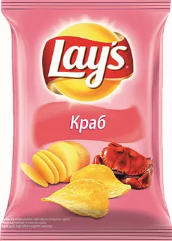 Чипсы "Lays" краб