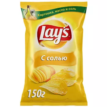 Чипсы "Lays" с солью