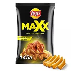 Чипсы МАХХ Куриные крылышки барбекю Lays