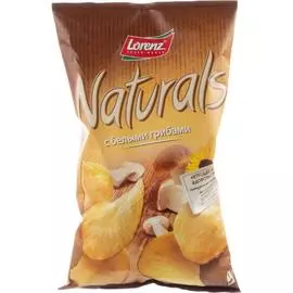 Чипсы Naturals с белыми грибами Lorenz