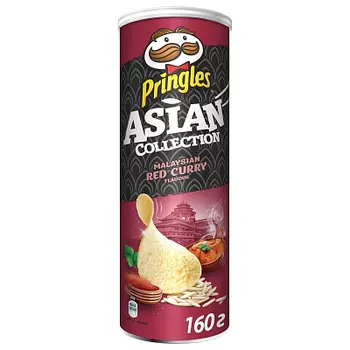 Чипсы рисовые Малазийский красный карри Asian Collection 160г Pringles