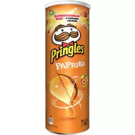 Чипсы со вкусом паприки картофельные Pringles