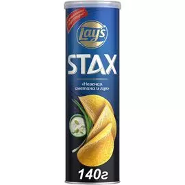 Чипсы Стакс Нежн СметЛук 140г Lays