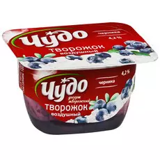 Десерт творожный "Чудо" черника