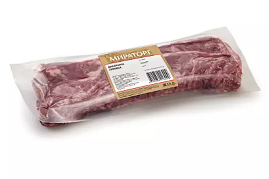 Диафрагма Толстая говяжья Black Angus Мираторг ~ 1.4 кг