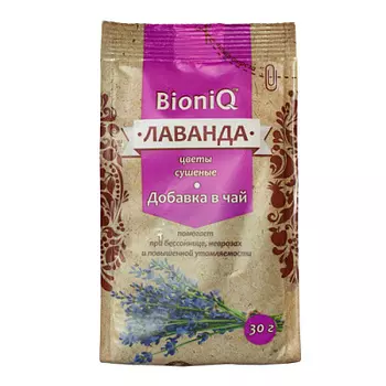 Добавка в чай Лаванда сушеная BioniQ