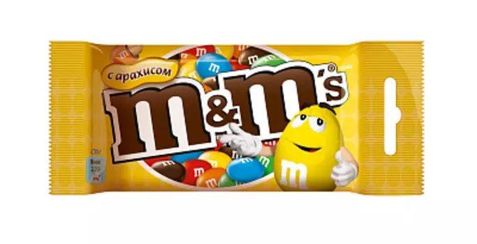 Драже с арахисом M&amp;M's мал.