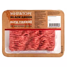 Фарш говяжий Black Angus 400г Мираторг