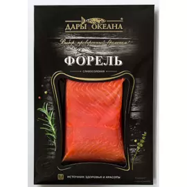 Форель филе-кусок с кожей премиум 200г Дары океана