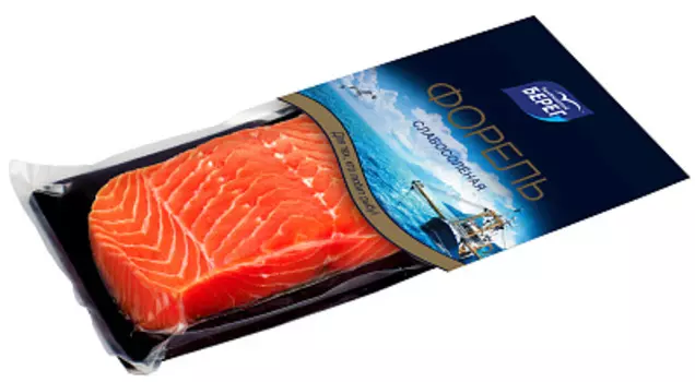 Форель филе кусок слабосоленая Балтийский Берег.