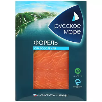 Форель филе-ломтики слабосоленая Русское Море