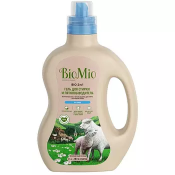 Гель и пятновыводитель для стирки белья BIO-2-IN-1 BioMio
