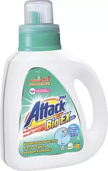 Гель концентрат универсальный для стирки BioEX Attack